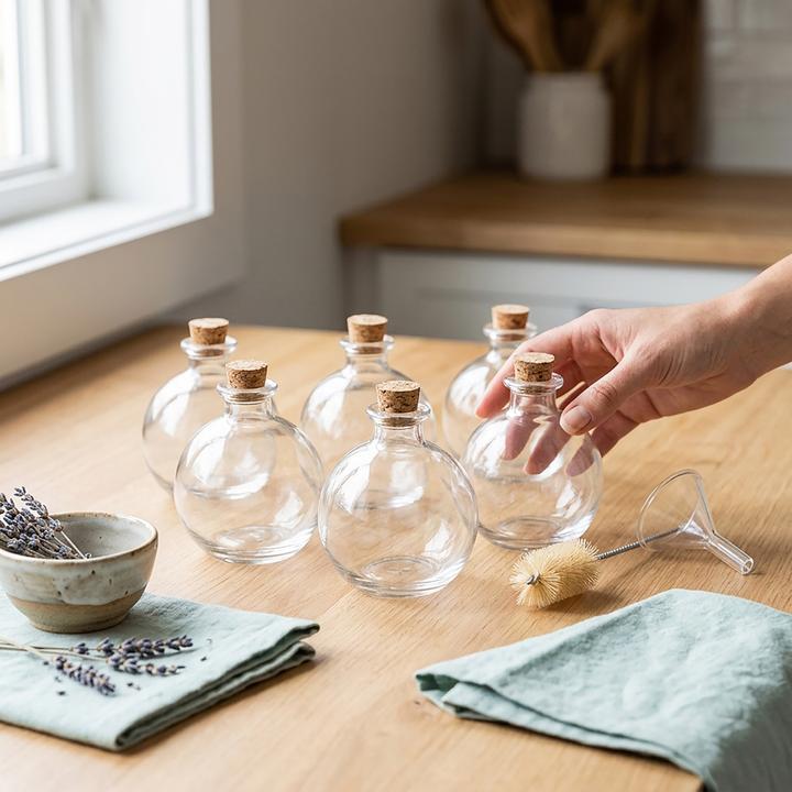 Actual product image Relaxdays 6x glass bottles (6 pcs., 0.26 l)