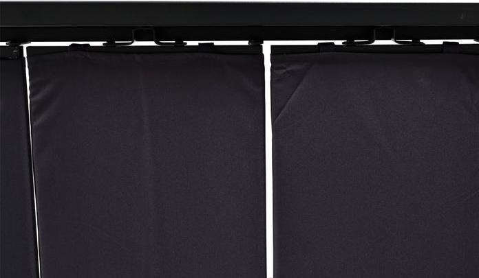 Produktbild Mendler Pergola HWC-L40, Lamellen-Pavillon, 8cm-Alu-Gestell Stoff/Textil, 3x4m anthrazit (388 cm, 295 cm)