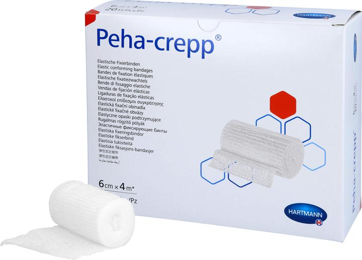 Actual product image IVF Hartmann Kreppbinde 4mx6cm weiss