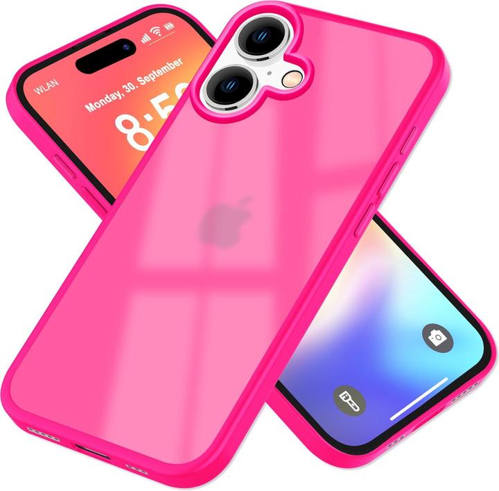 Actual product image Nalia Matte hybrid cover semi-transparent (Apple iPhone 16)