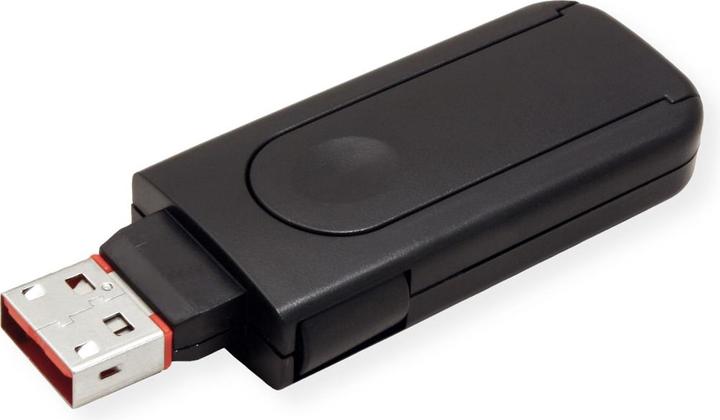 Actual product image Roline USB type A port blocker, 4x lock and 1x key
