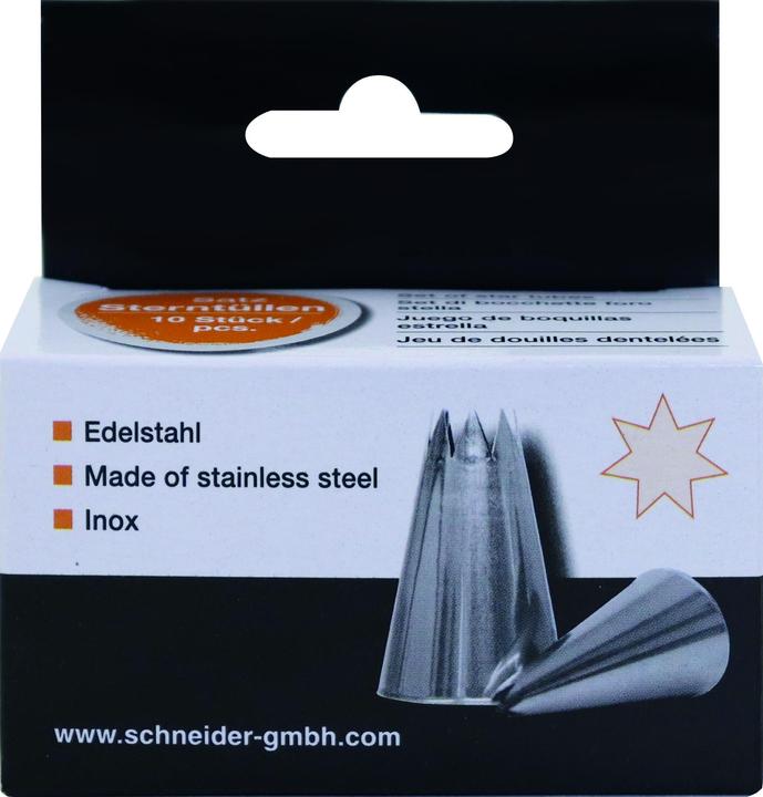 Produktbild Schneider Sterntüllen-Set (Spritztüllen)