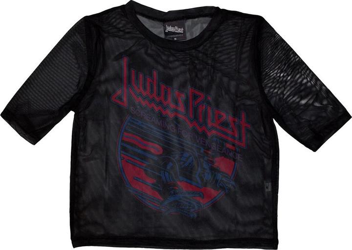 Produktbild Judas Priest Screaming For Vengeance Netzgewebe Crop Top (Girlie) (XS)