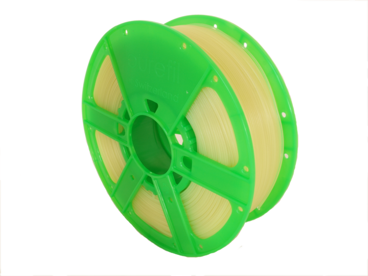 Actual product image Purefil FIlament (PLA, 1.75 mm, 1000 g, Yellow)