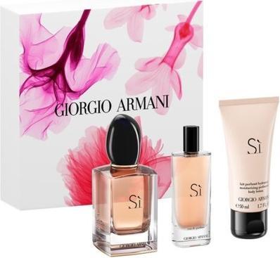 Immagine prodotto Giorgio Armani Set Sì Eau de Parfum 50ml + 15ml EDP + 50ml Body Lotion (Set profumo)
