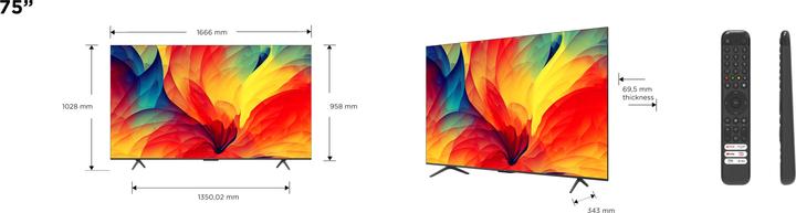Actual product image TCL 75QLED780 (75", QLED, 4K)