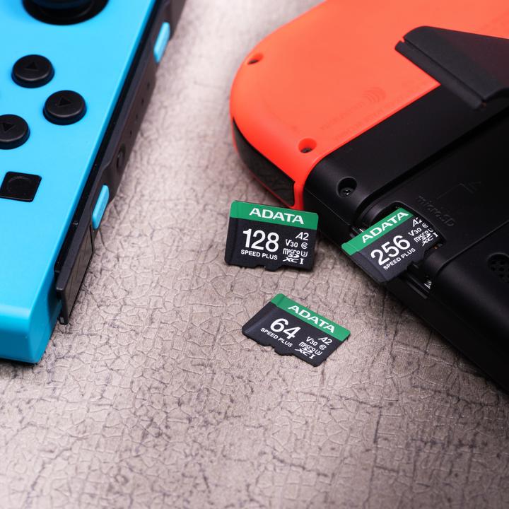 Produktbild Adata microSD 128GB Speed Plus UHS-I U3 + Adapter (128 GB, microSDXC, U3, UHS-I)