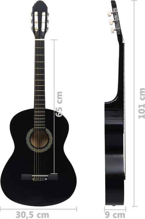 Actual product image vidaXL Gervin (Classical guitar, Nylon, Lime wood, Duroplastic plastics)