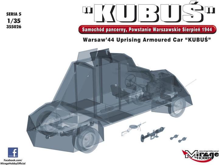 Produktbild Mirage Kubus sam.pancerny Aufstand. Warschau