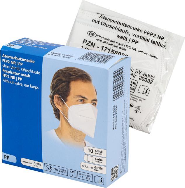 Produktbild Hygostar 10 Atemschutzmasken FFP2 NR DIN EN 149:2001, A1:2009 (FFP2 NR D, 10 x)