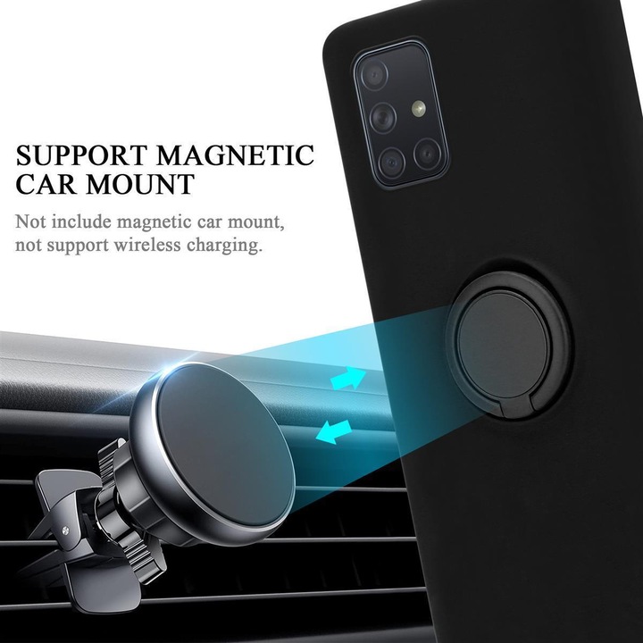 Actual product image Cadorabo TPU Liquid Ring Silicone Case Cover (Samsung Galaxy A71)