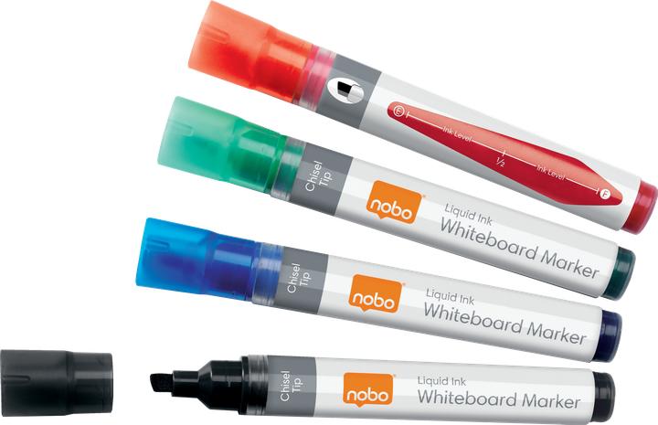 Immagine prodotto Nobo N-Marker Viscom 4mm 1915386 ass. 10 pezzi (Multi colore, 4 mm, 10 x)