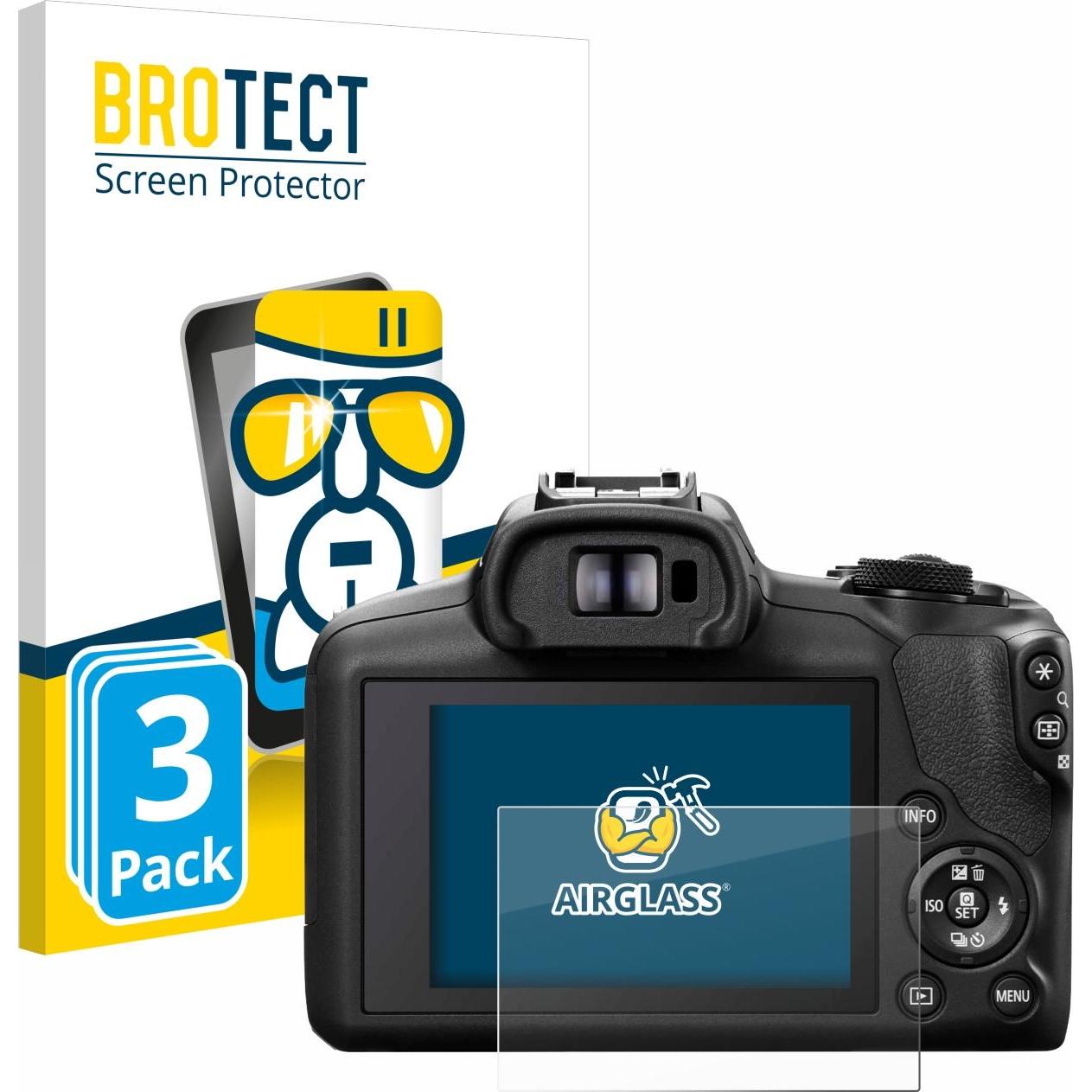 BROTECT AirGlass Panzerglasfolie (Displayschutz), Kameraschutz