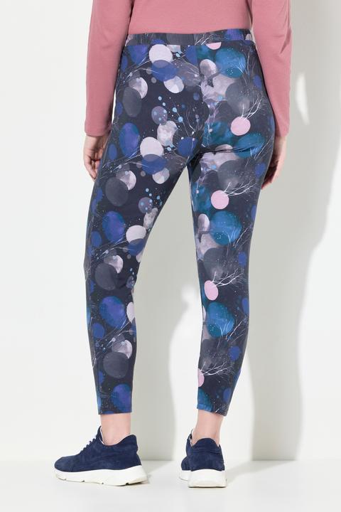 Immagine prodotto Ulla Popken Leggings di cotone biologico con stampa grafica e orlo elastico (46, 48)