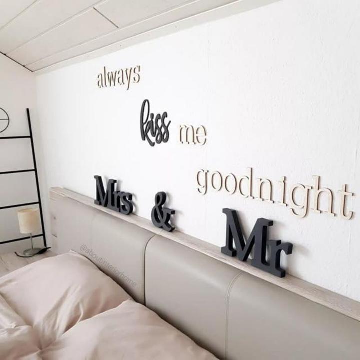 Image du produit Trenddeko always kiss me goodnight