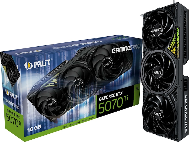 Actual product image XpertVision Palit RTX5070TI GamingPro V1 16GB GDDR7 HDMI 3xDP (16 GB)