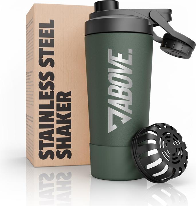 Actual product image Above . Edelstahl Protein Shaker (750ml) (0.75 l)