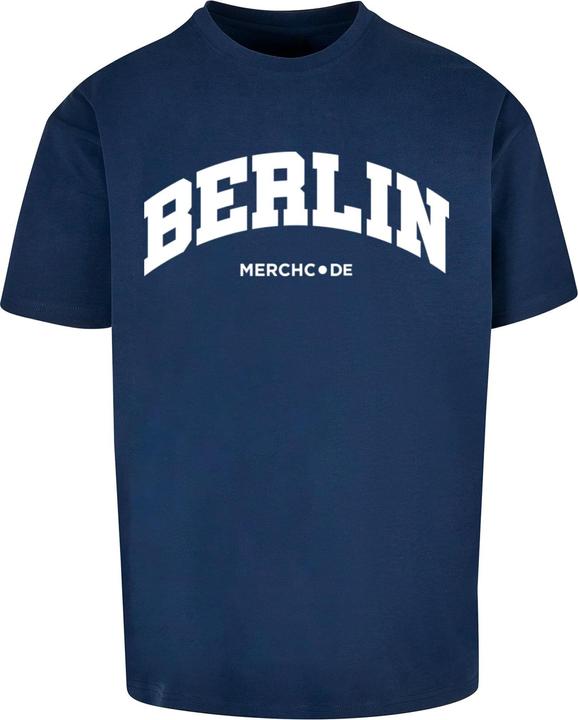 Merchcode Berlin Wording - Heavy Oversize Tee - 117503 (XXL)