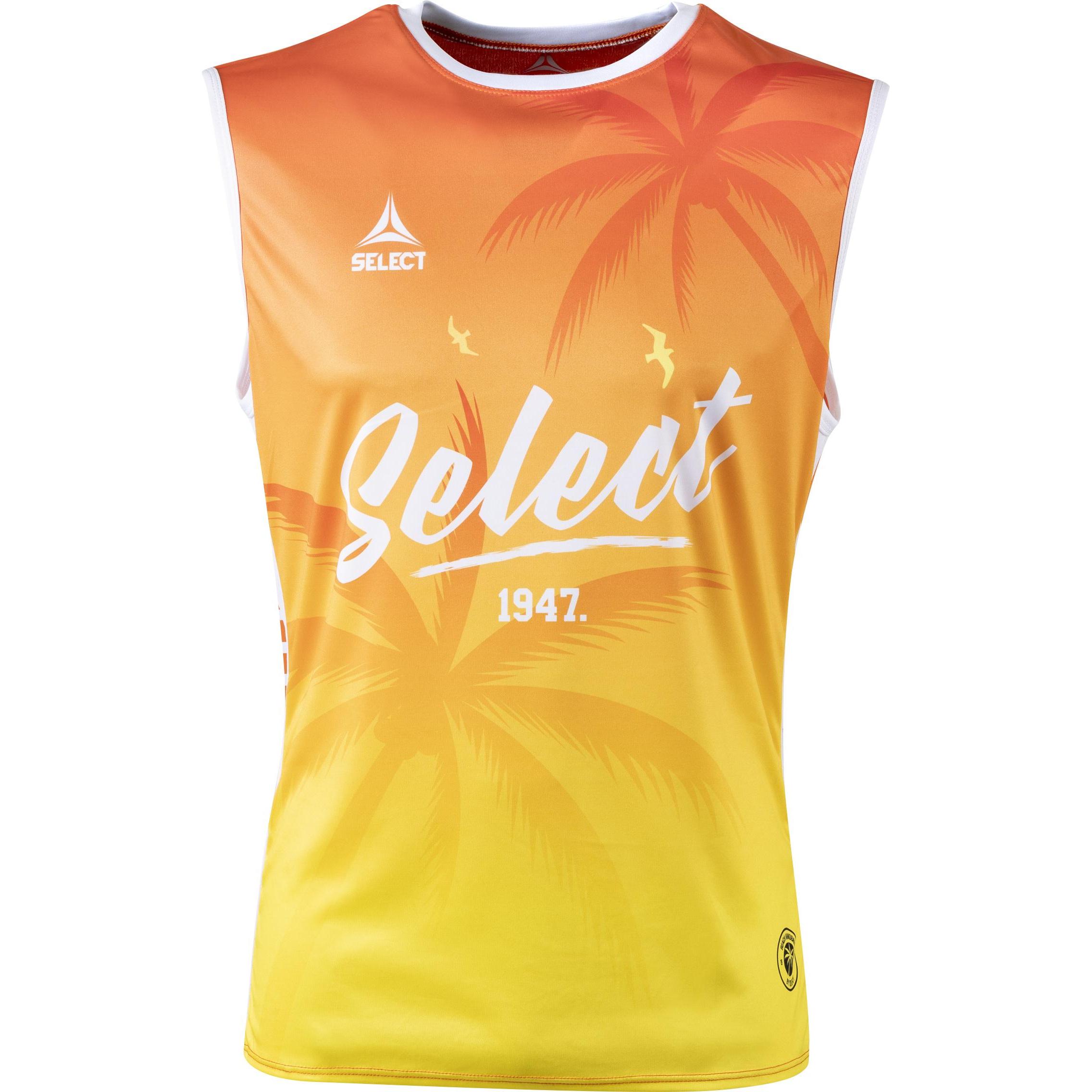 Select, Herren, Sportshirt, beachvolleyball-top (M), Orange, M