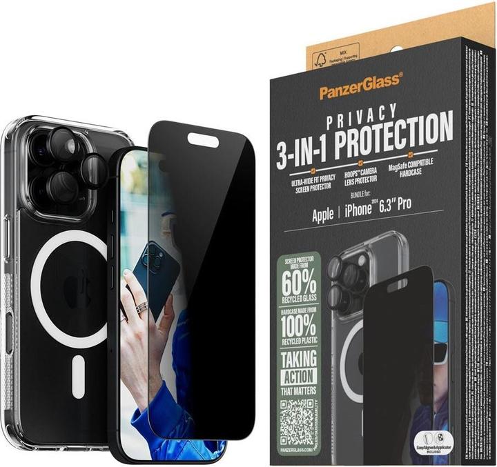 Image du produit PanzerGlass Privacy (1 pcs, Apple iPhone 16 Pro)