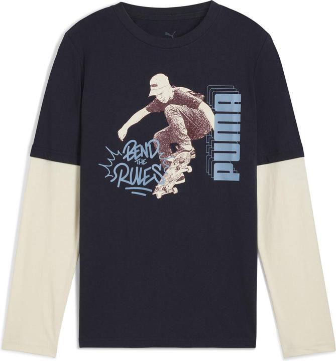 Actual product image Puma MID90s Layered Longsleeve B (140)