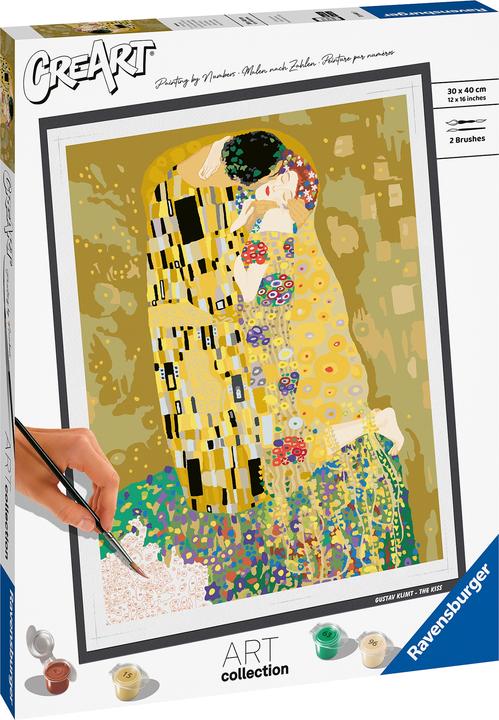 Actual product image Ravensburger CreArt Klimt The Kiss