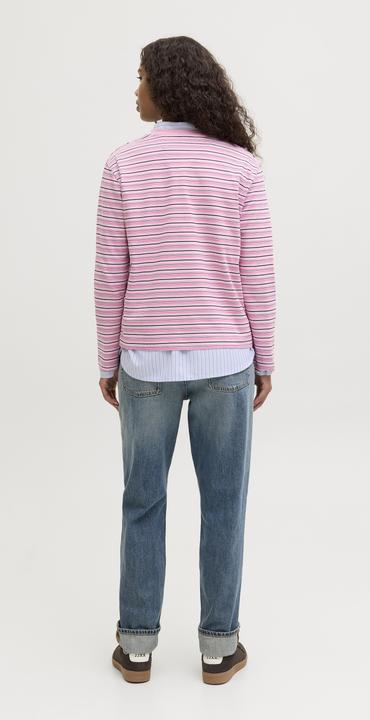 Produktbild JJXX Jxsophia Boxy Ls Stripe Tee Jrs Ln (M)