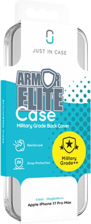 Actual product image Just in Case Military Grade Kunststoff Back Cover Durchsichtig Magnetisch Apple iPhone 17 Pro Max (Apple iPhone 17 Pro Max)