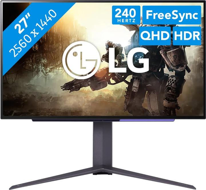 Actual product image LG 27GS95QE-B (2560 x 1440 pixels, 27")