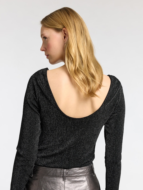Produktbild Selected Femme Glitzer Oberteil mit langen Ärmeln (XXL)