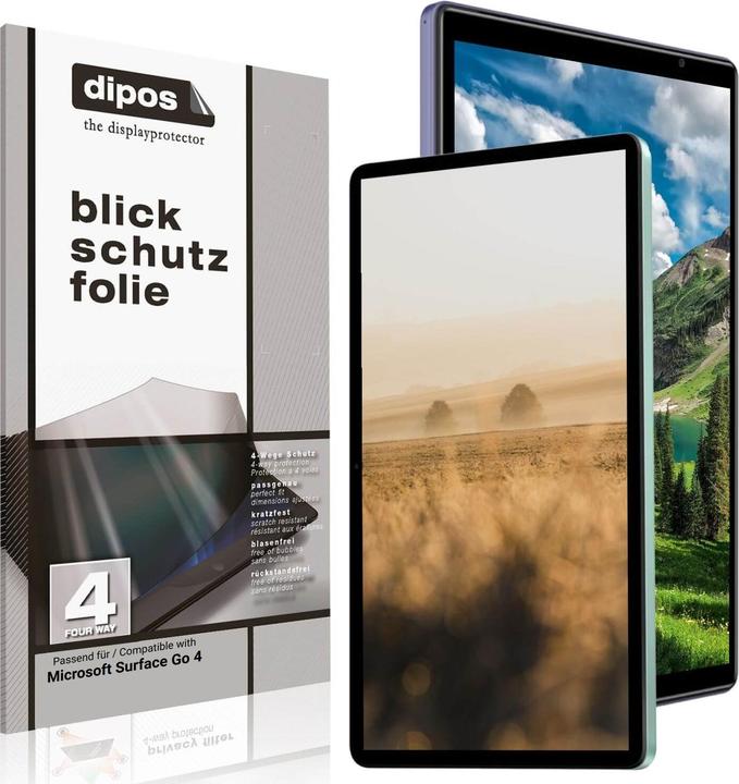 Produktbild Dipos Privacy Blickschutzfolie 4-Way (1 Stück, Microsoft Surface Go 4)
