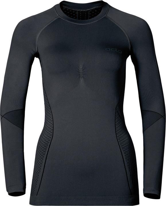 Actual product image Odlo Evolution Warm Shirt L/S Crew Neck black/ graphite grey (XL)