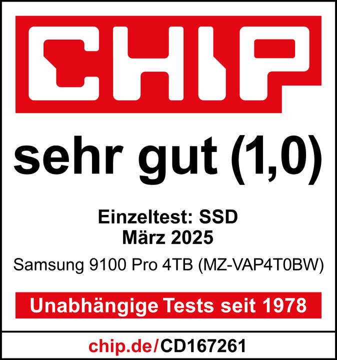 Produktbild Samsung 9100 PRO (4000 GB, M.2 2280)