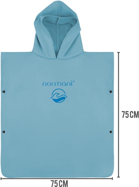 Actual product image Normani Kinder Badeponcho aus Mikrofaser Manati