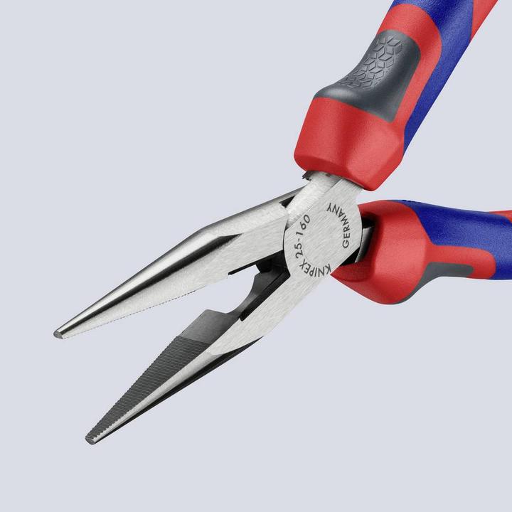 Produktbild Knipex Flachrundzange mit Schneide (160 mm)