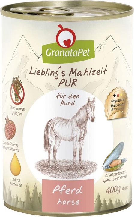 Produktbild Granatapet Liebling's Mahlzeit Pferd pur (Adult, 1 Stk., 400 g)