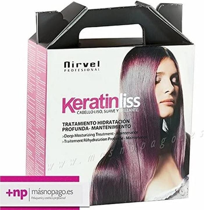 Nirvel Professional Keratinliss Set (100 ml, Flüssiges Shampoo)