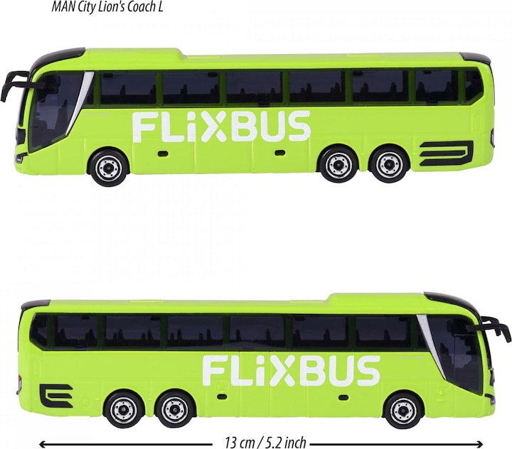 Majorette MAN Lion's Coach L Flixbus, green
