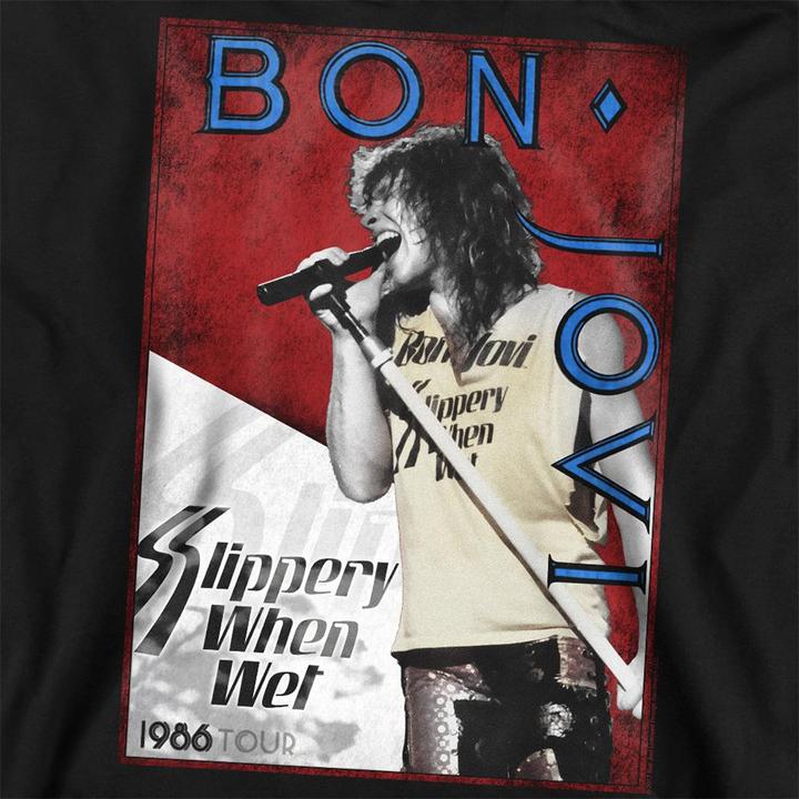 Produktbild Bon Jovi Slippery When Wet Tour 1986 Sweatshirt (M)