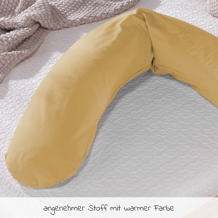 Produktbild Theraline Stillkissen "Das Original" mit Polyester Hohlfaser Füllung inkl. Bezug 190 cm (190 cm)