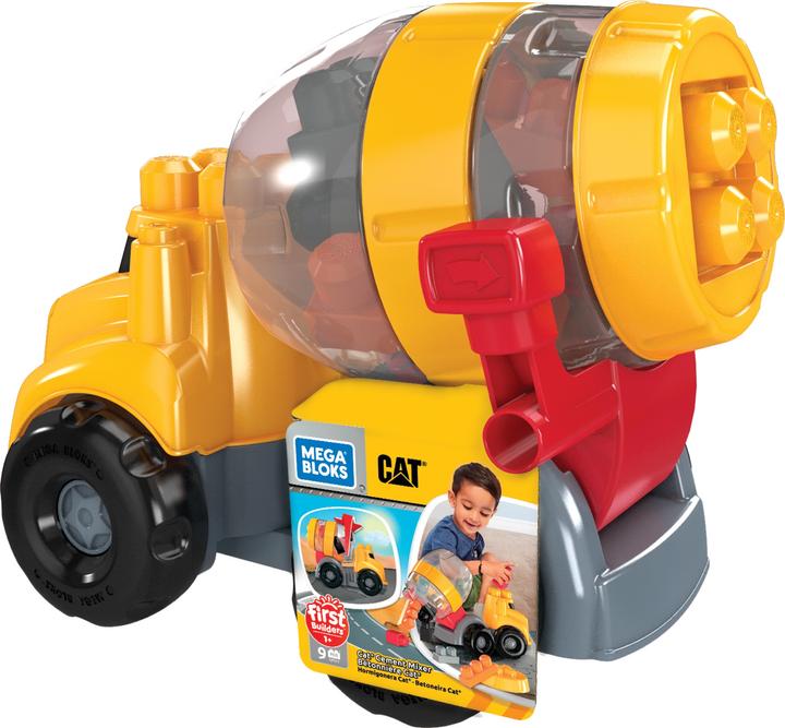 Mega Bloks CAT Betonmischer (9 Teile)