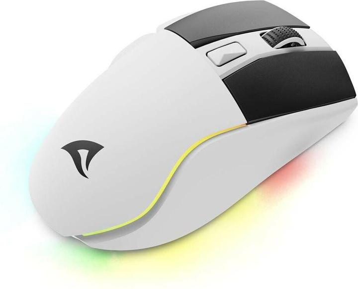 Actual product image Sharkoon SKILLER SGM50W White (Cable, Wireless)