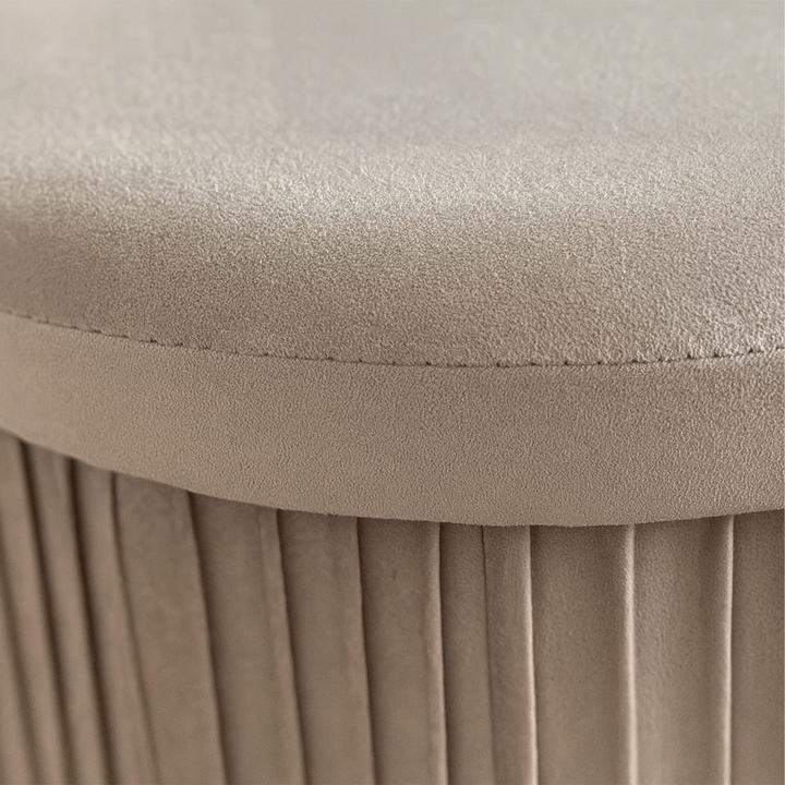 Actual product image Relaxdays Hocker aus Samt mit Stauraum