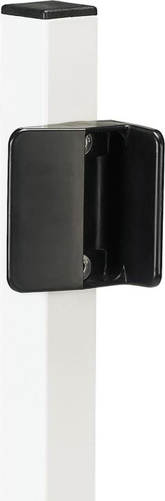 Locinox Schliessblech/Toranschlag STKQF für Schwimmbadtorschloss TWIST40, RAL 9005 (1 Stk.)