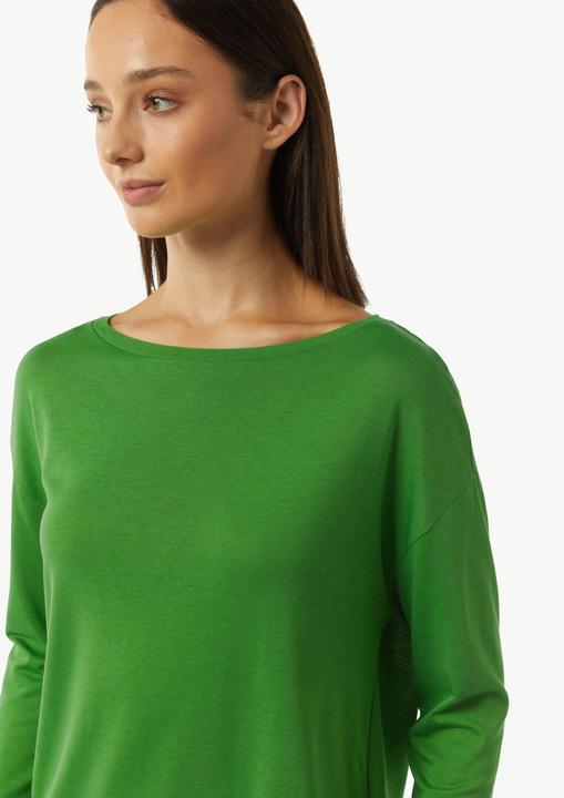 Produktbild Comma T-Shirt Longsleeve aus Strickjersey mit U-Boot-Ausschnitt (36)