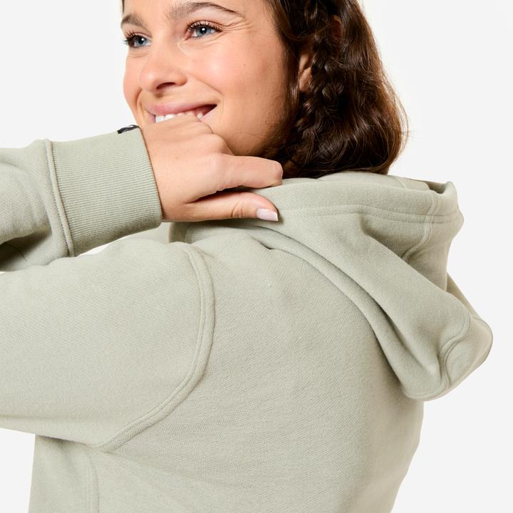 Produktbild Domyos Kapuzenjacke Damen Baumwollgewebe (S)