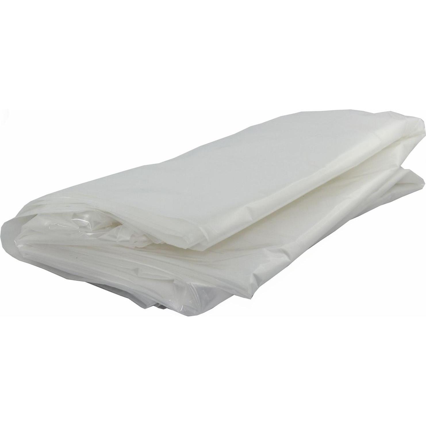 Foltec, Verpackungsmaterial, Flachsack (Flachbeutel) mit Gleitmittel 1300x2500 mm Stärke 40my, transparent (1 Stück)