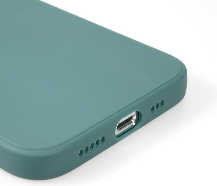 Actual product image PhoneLook Coque Silicone Mat Coeur doré (Apple iPhone 13)