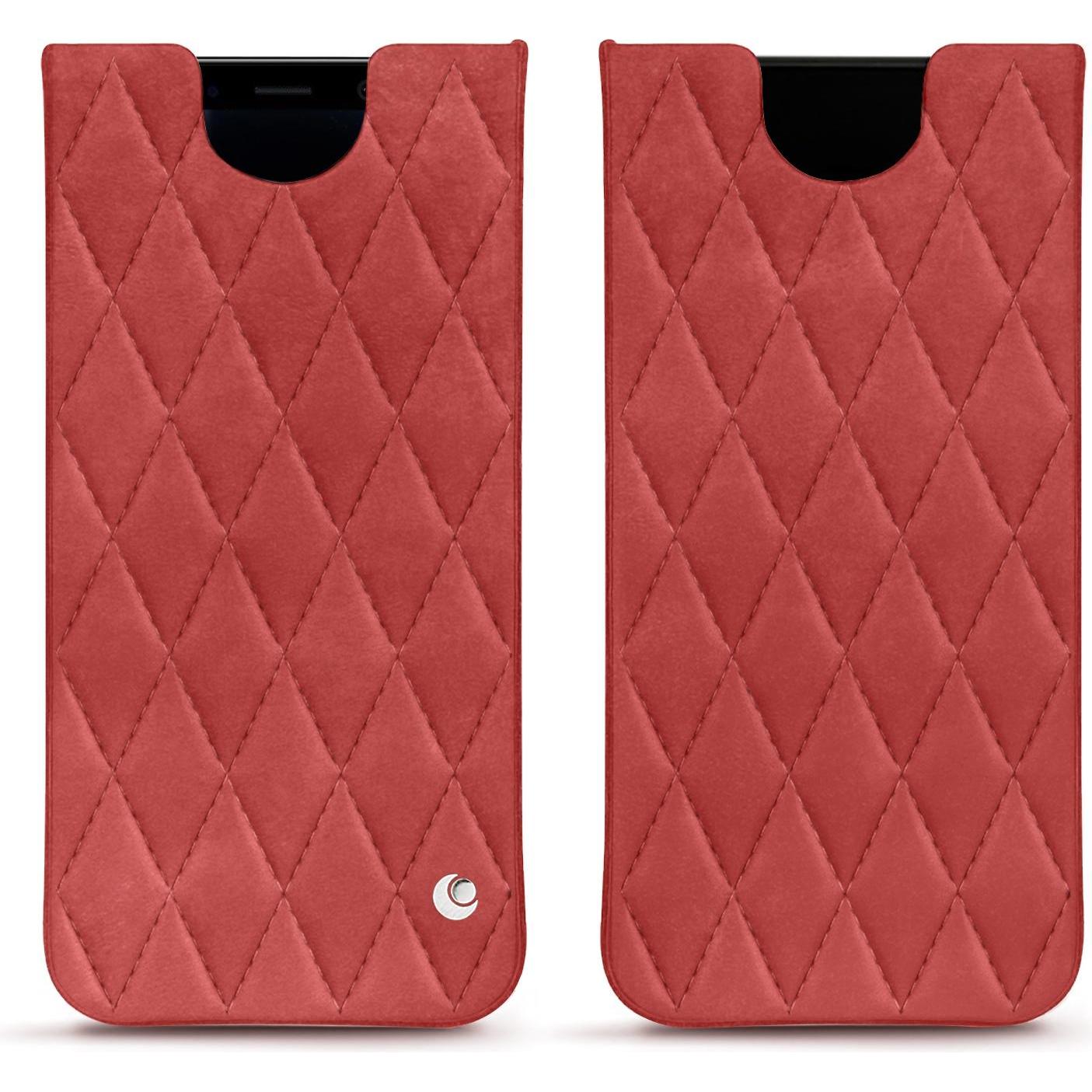 Noreve Lederschutzhülle (Samsung Galaxy S8+), Smartphone Hülle, Rot