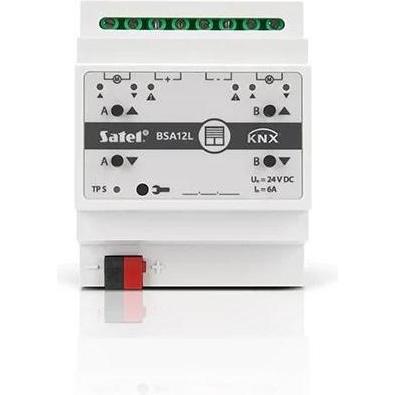 Satel, Aktor, KNX 2-Kanal Jalousieaktor 24V DC KNX-BSA12L (Rolladenaktor)